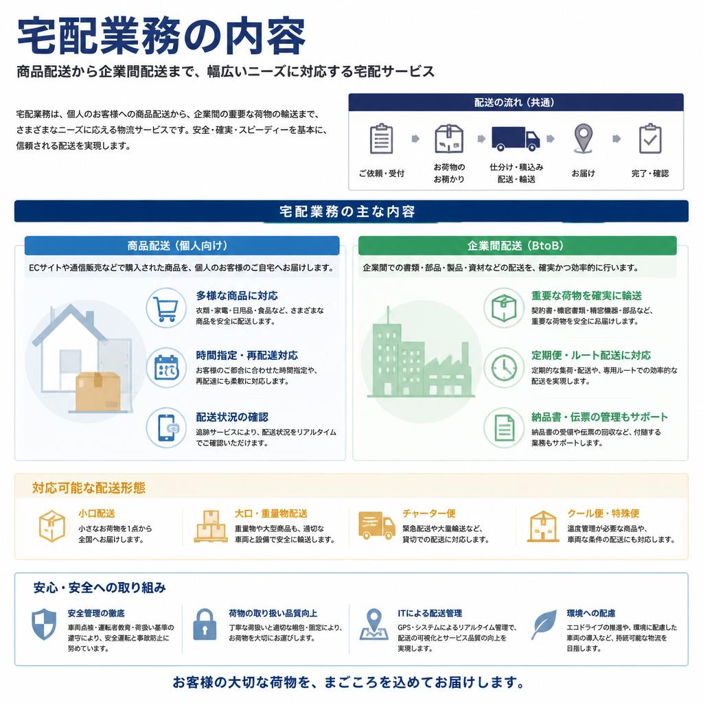 多様な業務内容