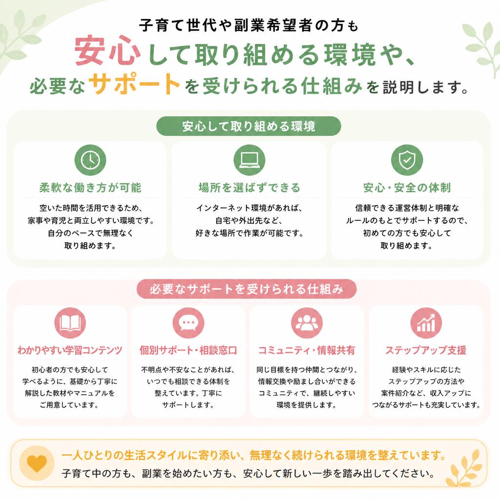 未経験者でも安心