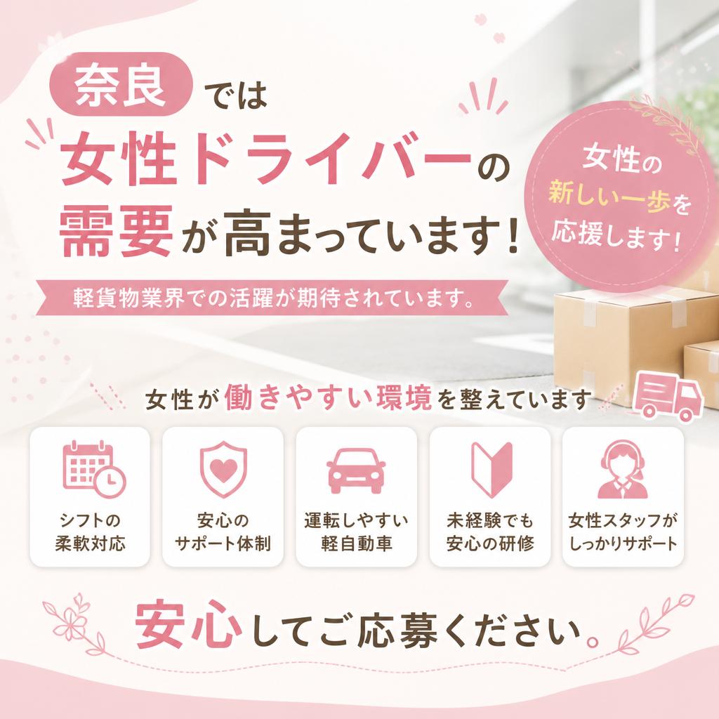 女性ドライバーの活躍