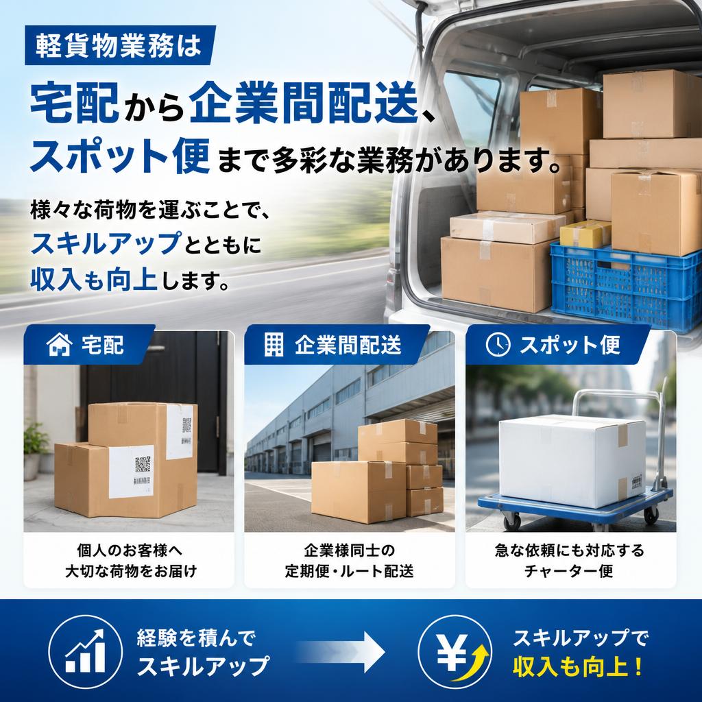 多様な配送ニーズに対応
