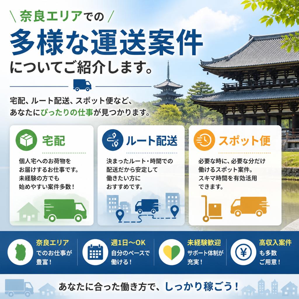 多様な案件が存在する