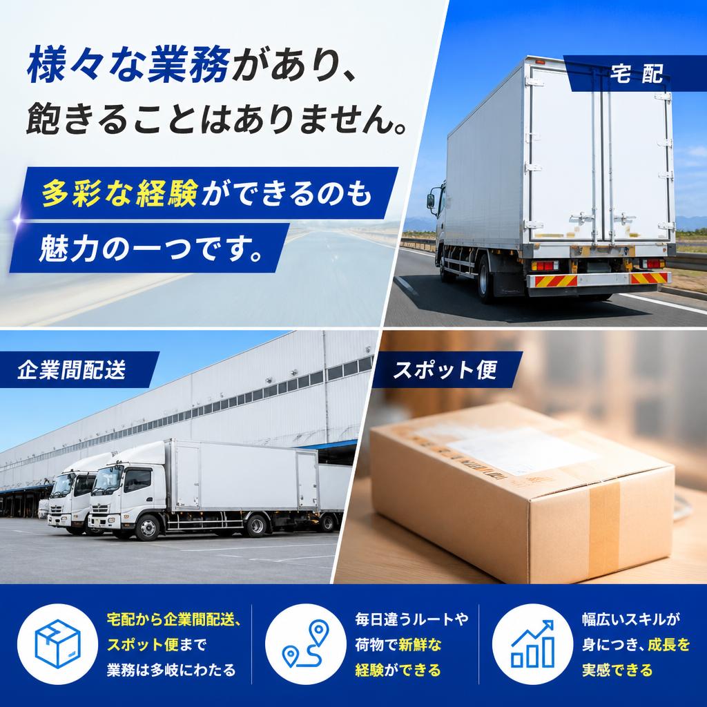 5. 様々な配送業務があなたを待っている