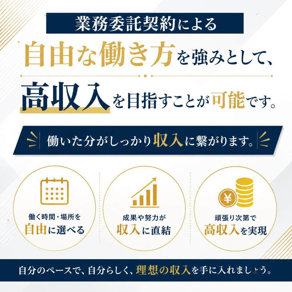 4. 高収入を目指せる仕組み
