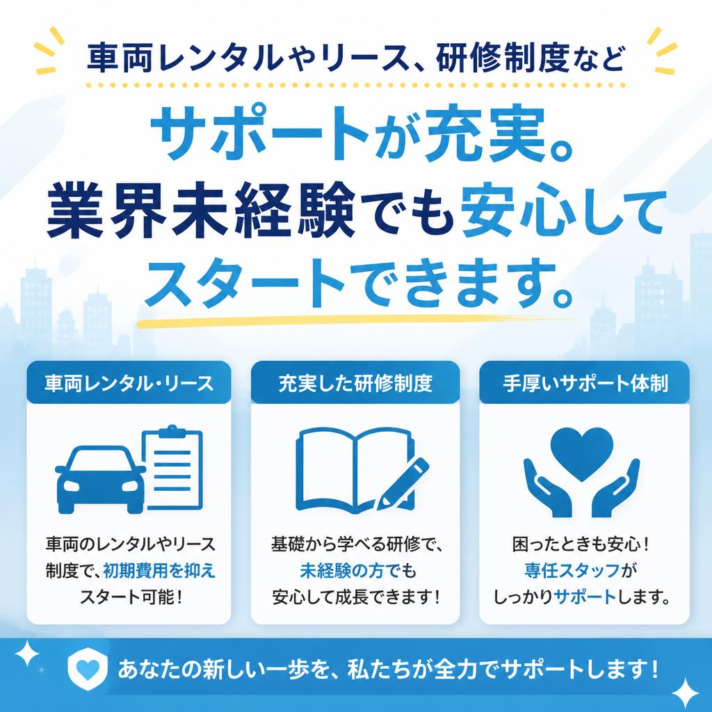 充実のサポート体制