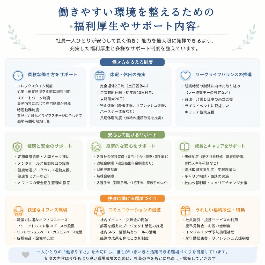 福利厚生の充実