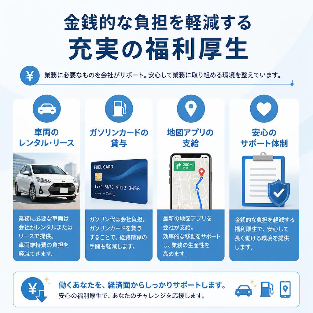 充実の福利厚生をご用意