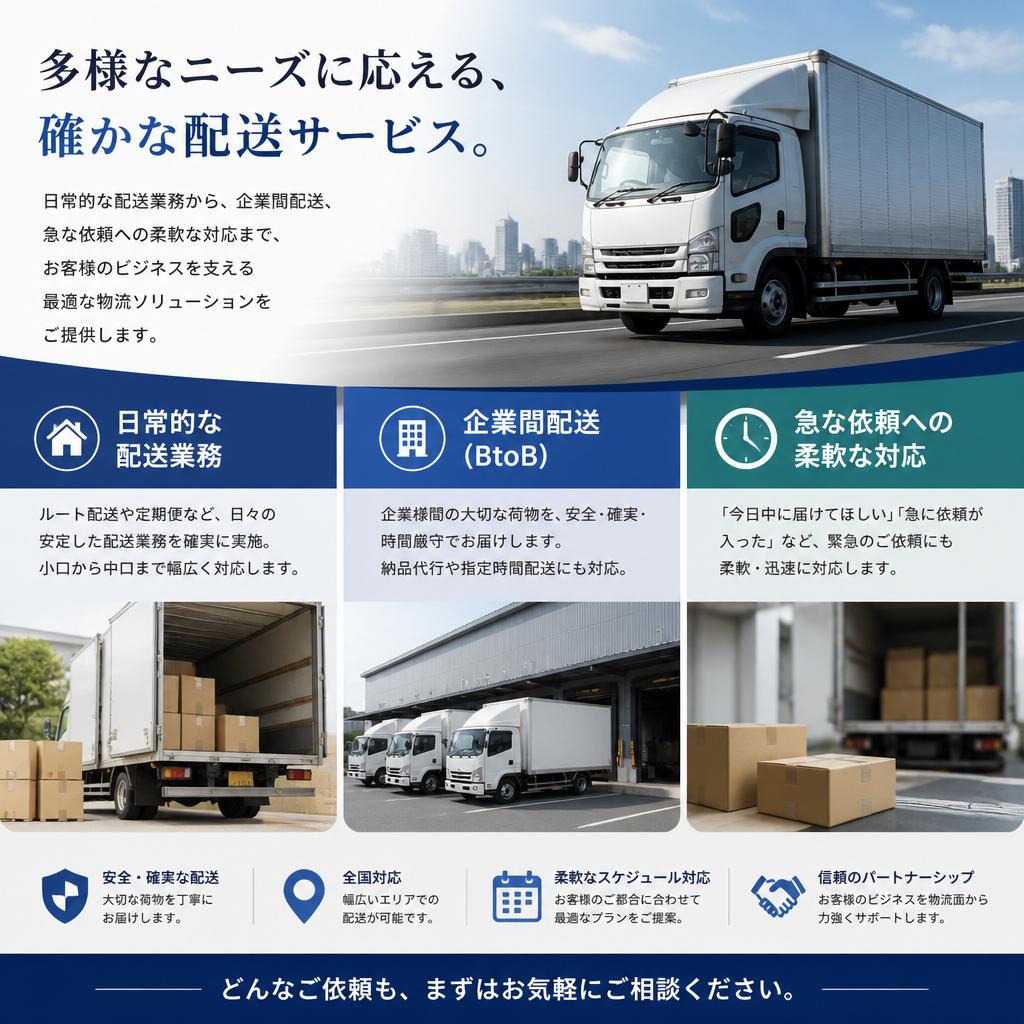 2. 軽貨物ドライバーとしての仕事内容