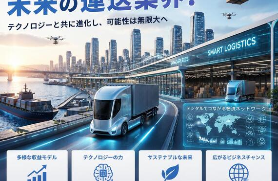新しい収入源、未来の運送業界！