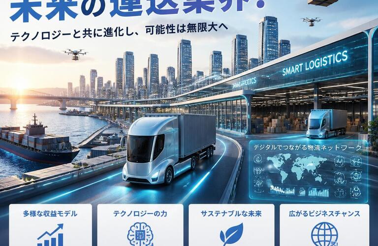新しい収入源、未来の運送業界！